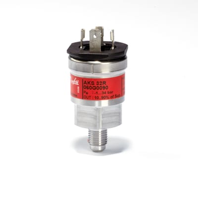 Danfoss AKS 32R Pressure Transmitter, 4.75–8 V Ratiometric