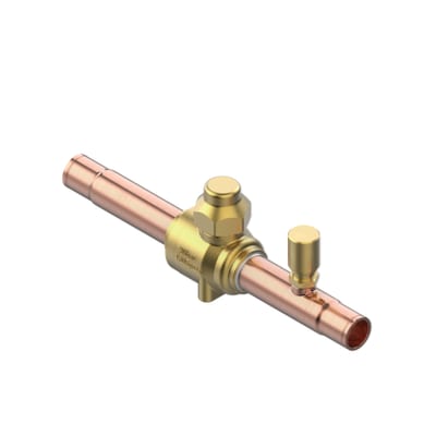 Danfoss GBC 12s H Ball Valve 12 mm with Schrader Port, 90 bar