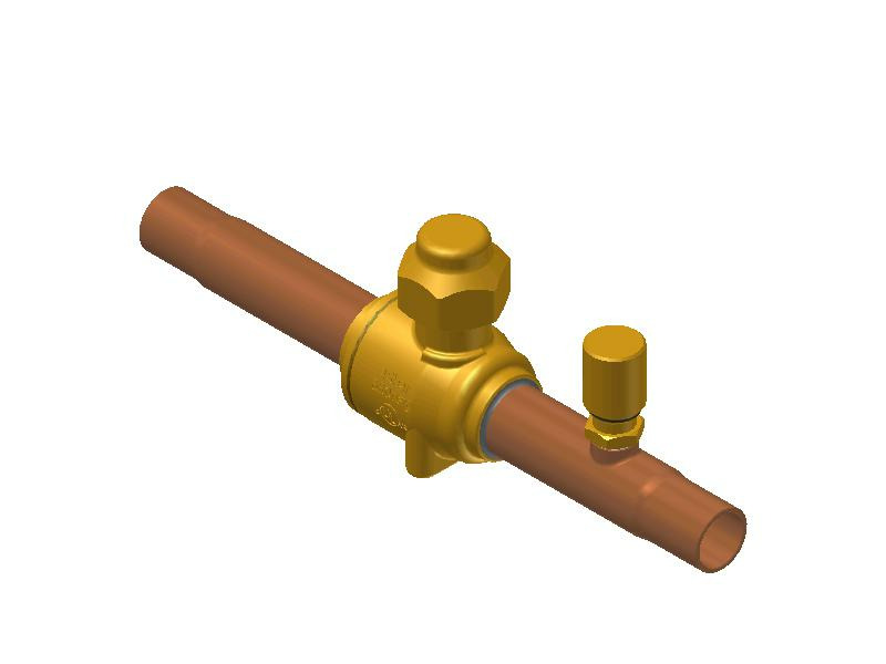 Danfoss GBC 12s Ball Valve 1/2" Solder (009G7052)