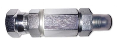 Adapter for Nitrogen Regulator, 3/8" BSP × 1/4" Flare