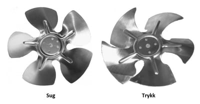 Fan Blade A 154-28, Ø154 mm, Suction