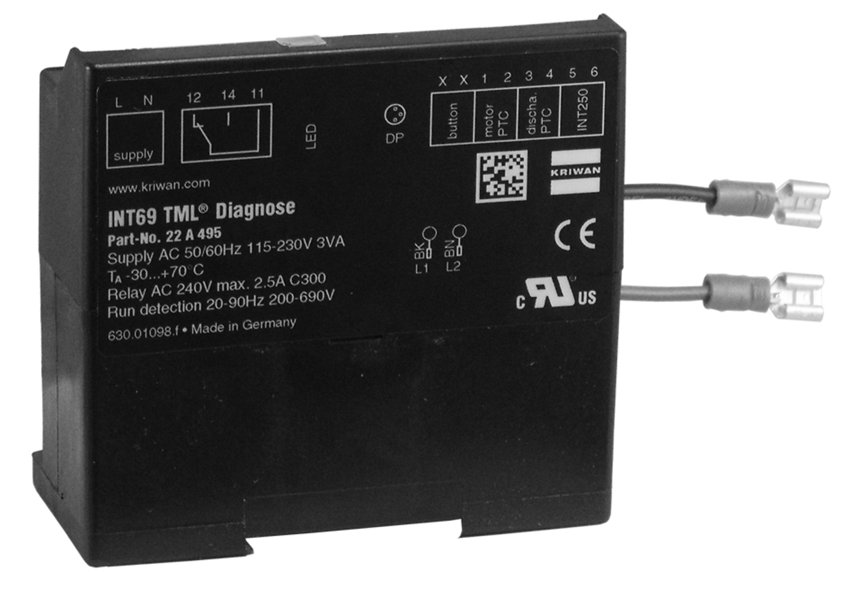 Kriwan INT69TML Diagnose Compressor Protection Relay (T00ECA11D)