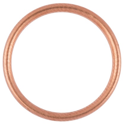 Copper Gasket 19 × 13.5 × 1.5 mm for V, Z and W Compressors, G 1/4" (9904-006)