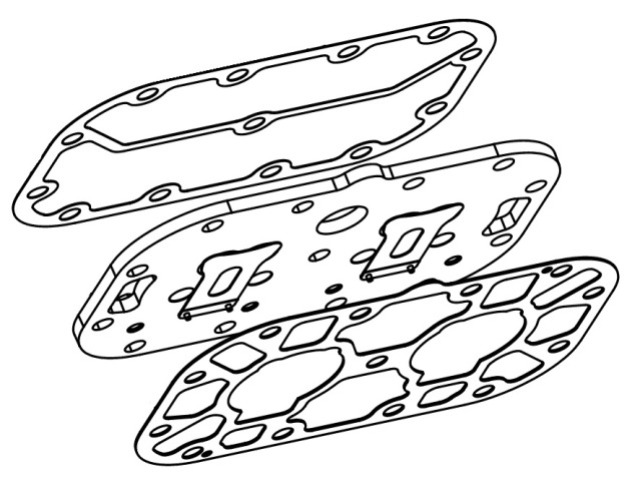Valve Plate for V30-84 / Z40-126 Compressors (T00SK49505)