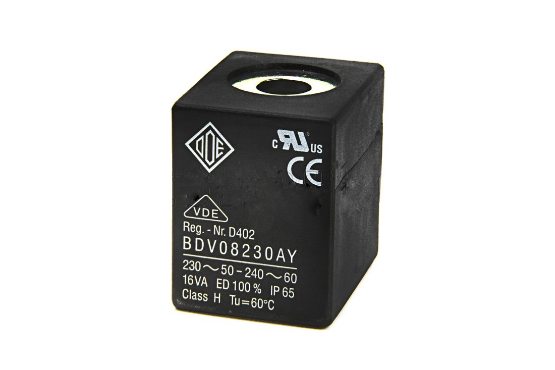 ODE Solenoid Valve Coil 230 V 50/60 Hz (T00SK250700)
