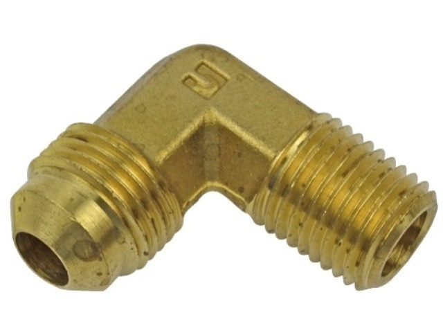 E1-6D 90° Elbow 3/8" Male Flare × 1/2" Male NPT (102240)