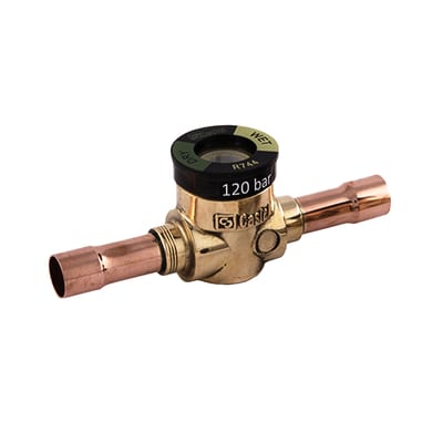 Sight Glass with Moisture Indicator 3/8", 120 bar