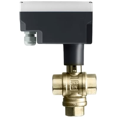Motorised Zone Valve DN15, 3-Way, Brine to −15 °C