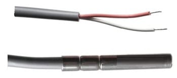 PTC/S Temperature Sensor Ø6 × 40 mm, 1.5 m Silicone Cable
