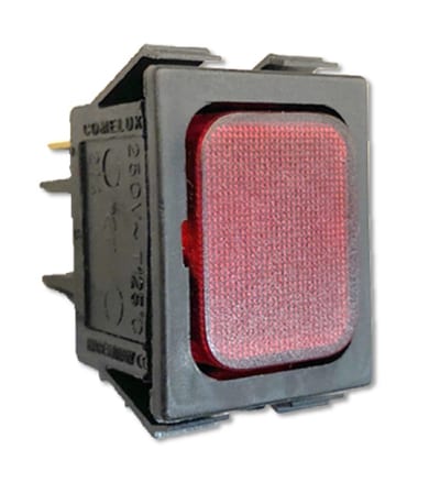 Indicator Lamp, Red, 32 × 25 mm