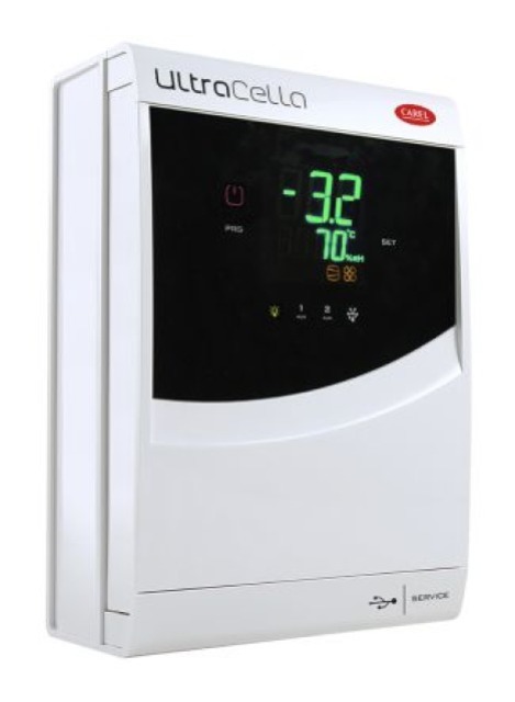 Carel UltraCella Cold Room Controller, White, Dual-Line Display (WB000DW0F0)