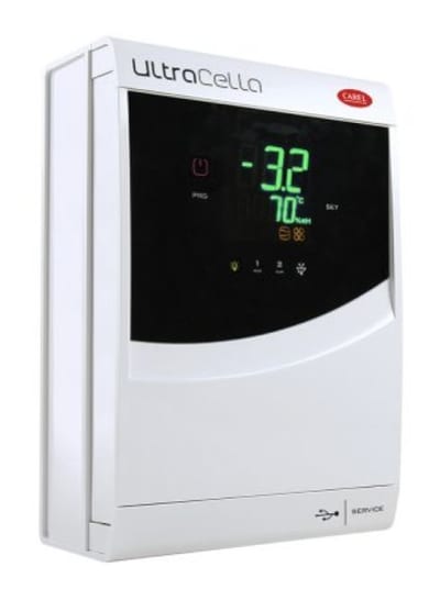 Carel UltraCella Cold Room Controller, White, Dual-Line Display
