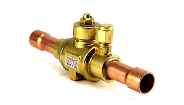 K65 Ball Valve 1 3/8" Solder, 140 bar, without Schrader Port (REF11NE035K65)