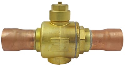 K65 Ball Valve 1 5/8" Solder, 140 bar, without Schrader Port