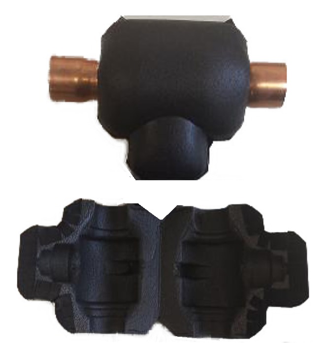 Preformed Pipe Insulation Shell, 7/8" – 1-1/8"