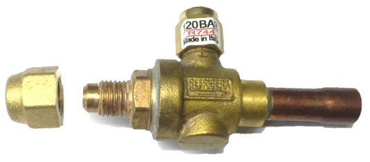 Valve 3/8" Solder × 3/8" G for Danfoss Pressure Transmitter (REF11NAK38FG38)