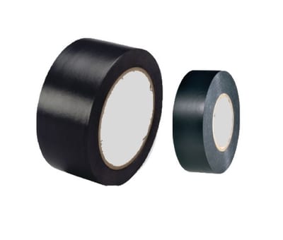 PVC Tape, Black, 25 mm × 33 m
