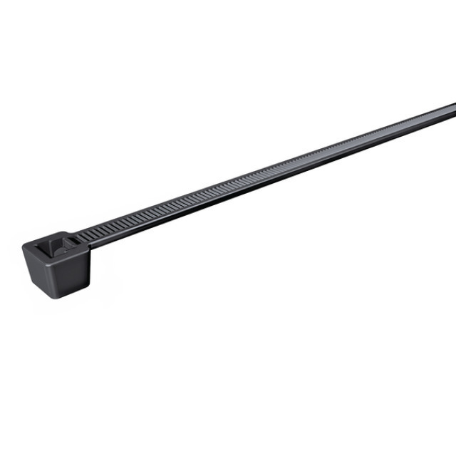 Cable Ties, Black, 4.6 × 200 mm, Pack of 100 (9908030)