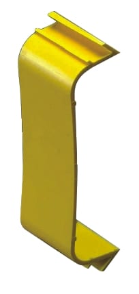Pipe Mounting Clip for 70 × 55 mm Line-Set Duct, Yellow