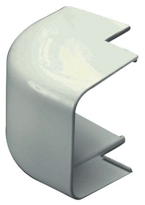 PVC Trunking 90° External Corner, 70 × 55 mm, 10 pcs/box