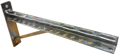 Wall Bracket with Support, 800×400 mm, 170 kg Max Load