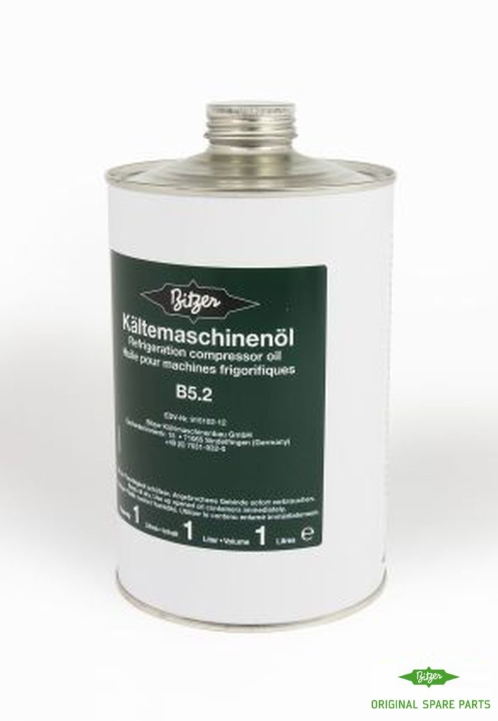 Bitzer B5.2 Semi-Synthetic Compressor Oil, 1 L Can (91510212)