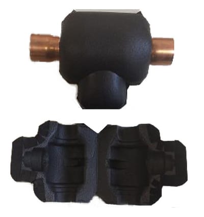 Preformed Pipe Insulation Shell, 5/8" – 3/4"
