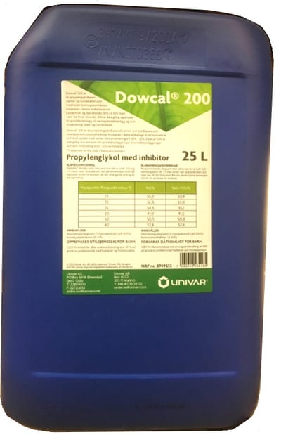 Propylene Glycol Concentrate Dowcal 200, 25 kg