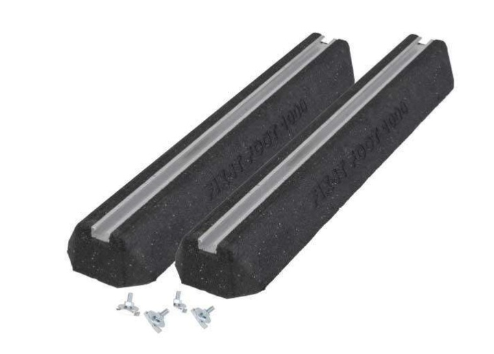 Fix-It Foot 1000 × 95 × 180 mm with Rail, Bolt and Spirit Level (686810004)