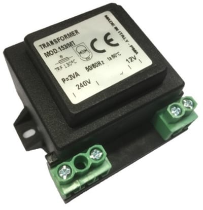 Transformer 230/24 V, 3 VA, Wall Mount