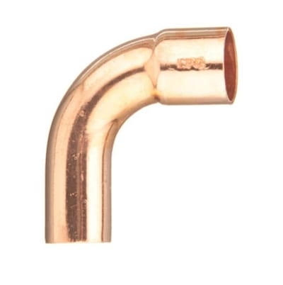 Copper 90° Long-Turn Elbow 1.5/8", C x FTG