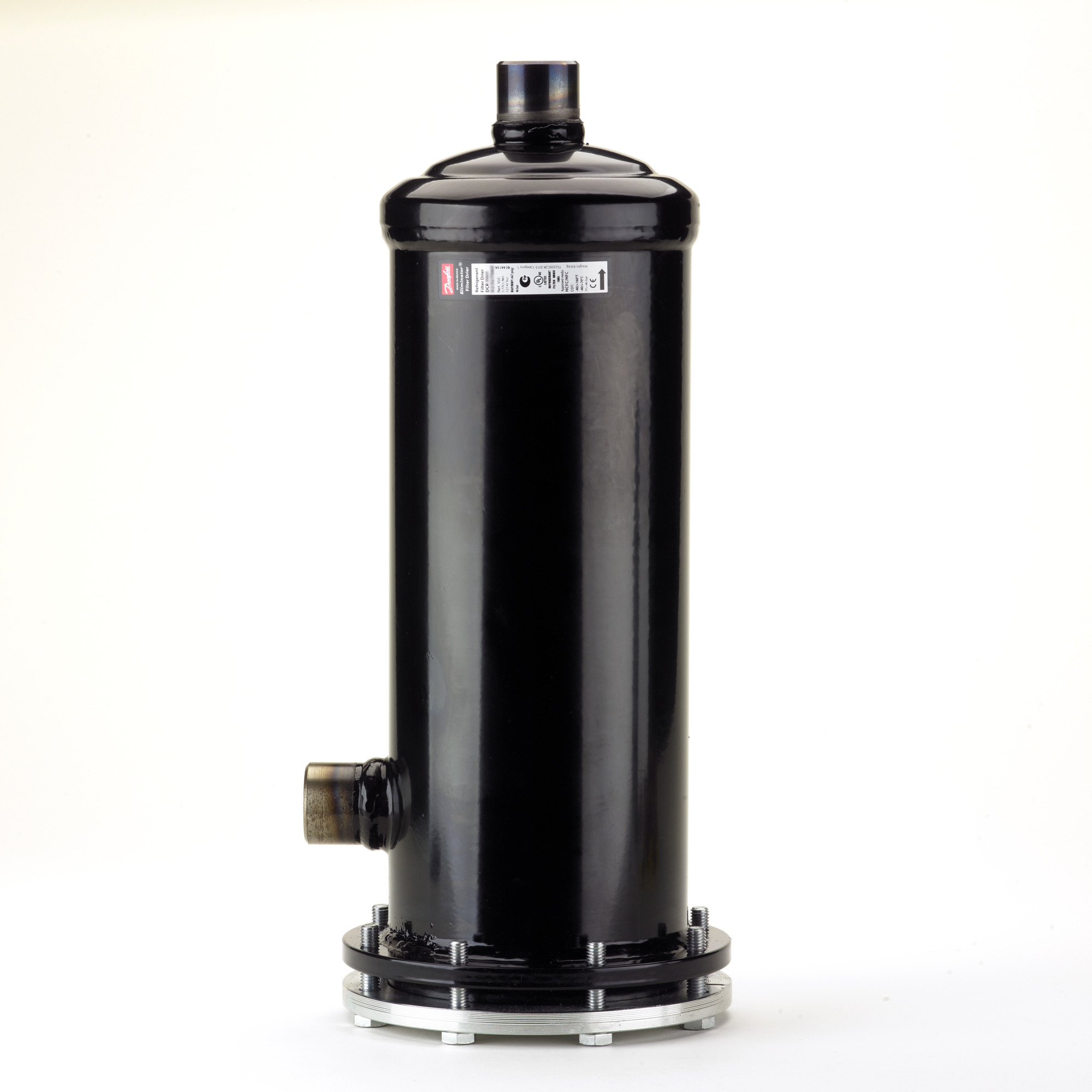 Danfoss DCR 04817 Filter Drier Shell 2 1/8" Solder, 1 Core, Steel Connections