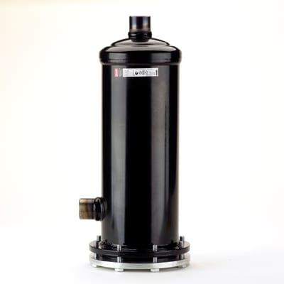 Danfoss DCR 04817 Filter Drier Shell 2 1/8" Solder, 1 Core, Steel Connections