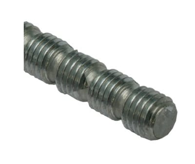 Threaded Rod M10 × 1000 mm, Steel, Grooved