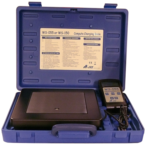 WS-055 Electronic Refrigerant Scale 0–50 kg (499130)