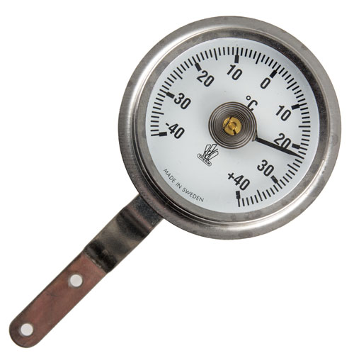 Dial Thermometer −40/+40 °C, Ø50 mm, with Bracket (750125)