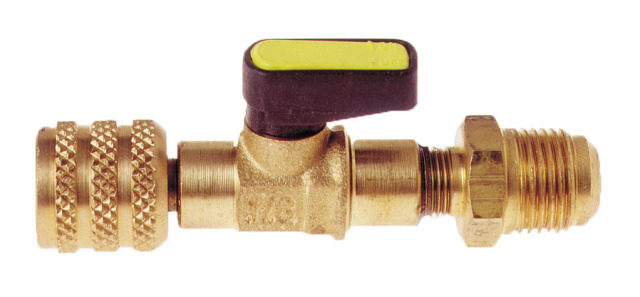 BVS-04Y Ball Valve 1/4" Flare for Charging Hoses (454300)