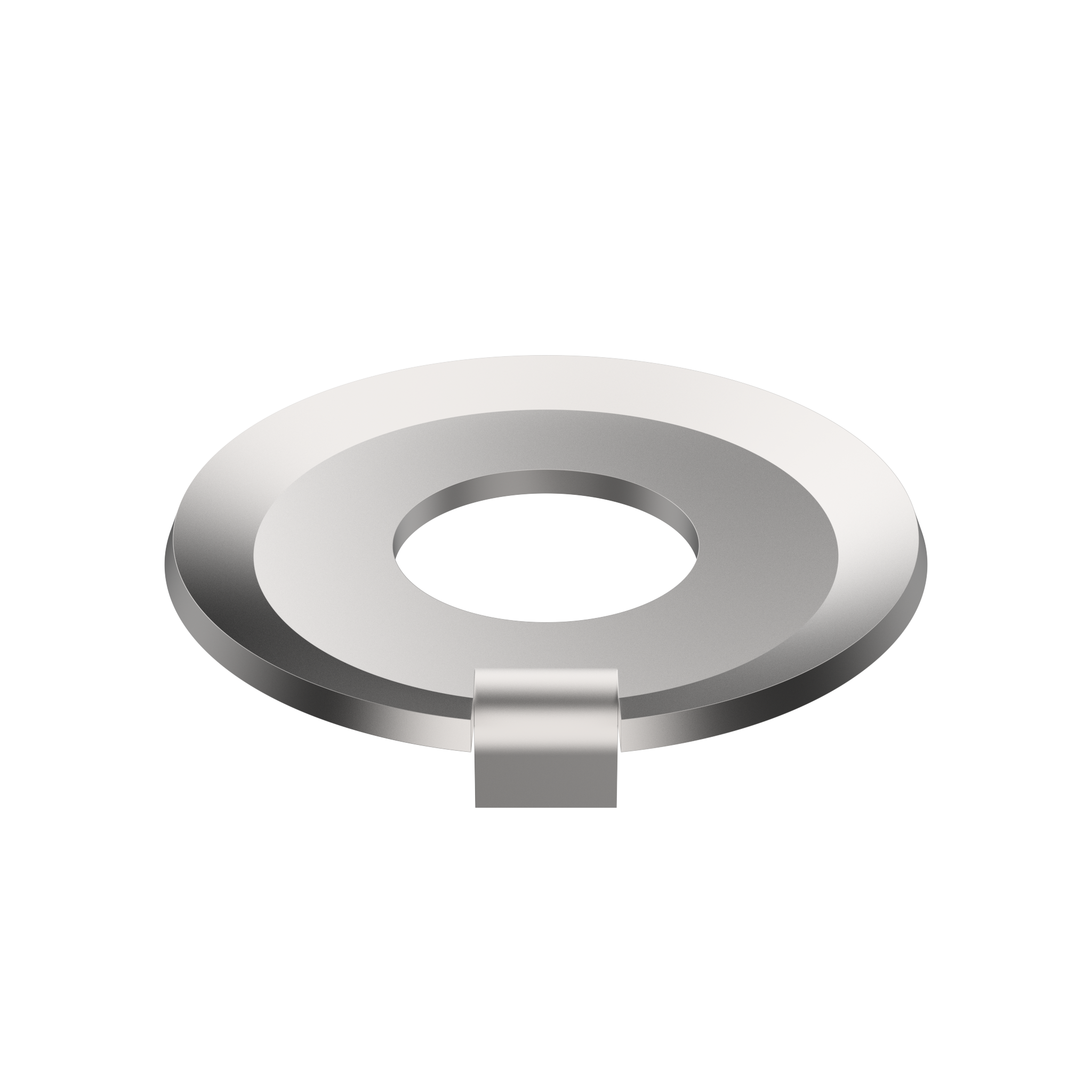 DIN 432 External Tab Washer, Steel, 10.5 mm, Zinc Plated (432105ZN8)