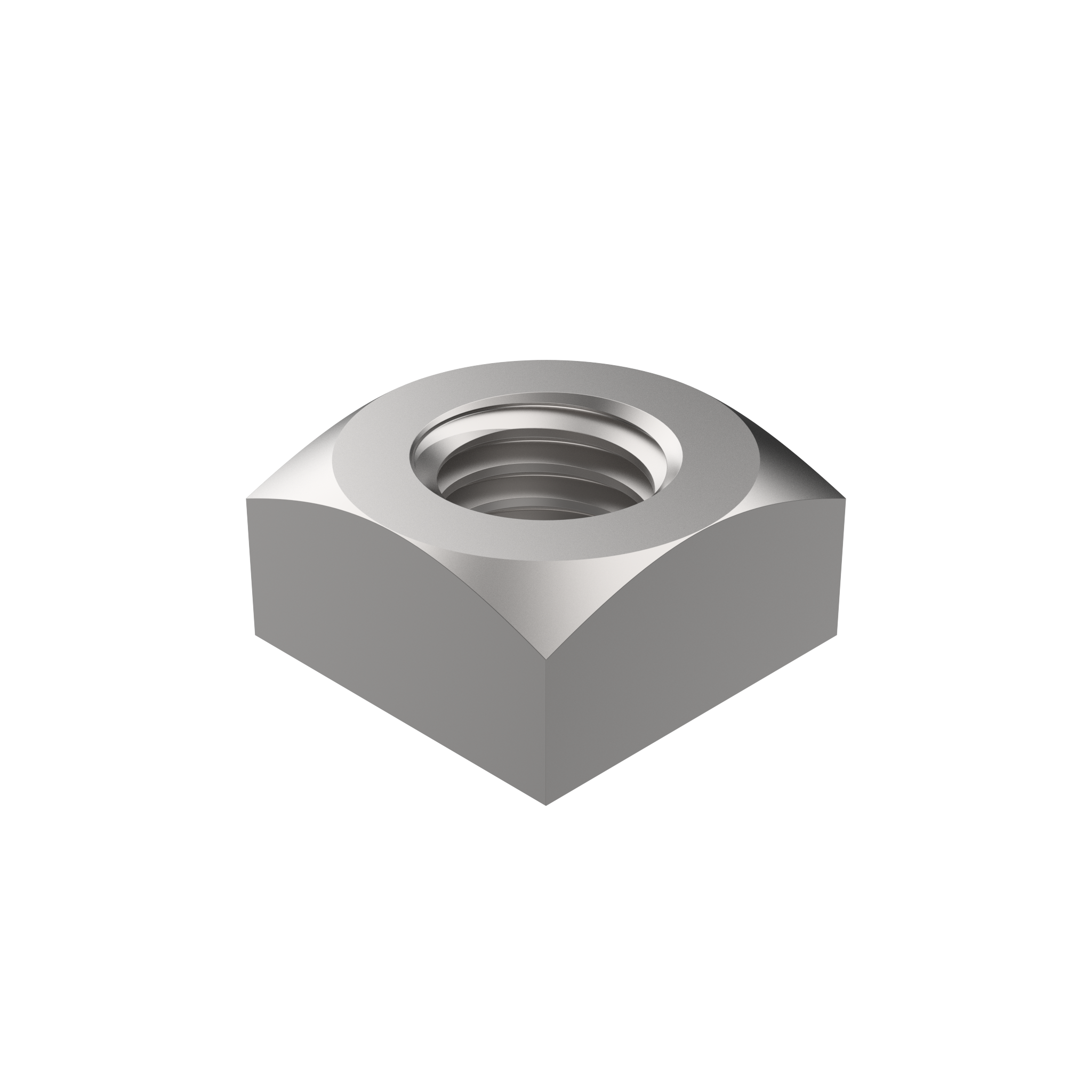 DIN 557 Square Nut, Steel class 5, M4, Zinc Plated (557041)
