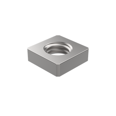 DIN 562 Square Nut, Steel 11H, M2, Zinc Plated