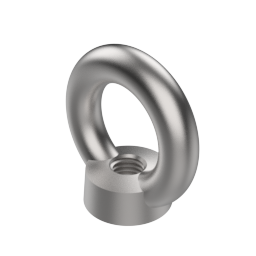 DIN 582 Lifting Eye Nut, Steel C15E, M8, CE-Marked, Plain