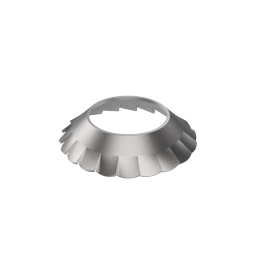 DIN 6798-V Tooth Lock Washer, Stainless A2, 4.3 x 8 x 0.5 mm (6798VA2043)