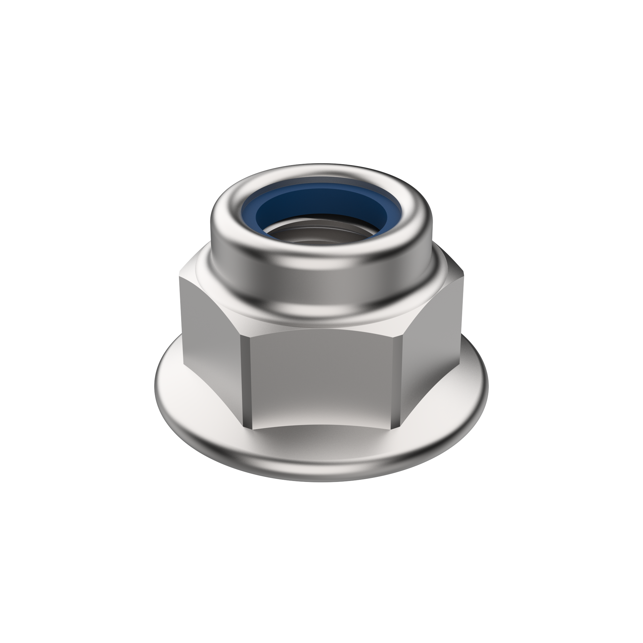 DIN 6926 Hexagon Lock Nut with Flange, Steel class 8, M10, Zinc Plated (6926101)