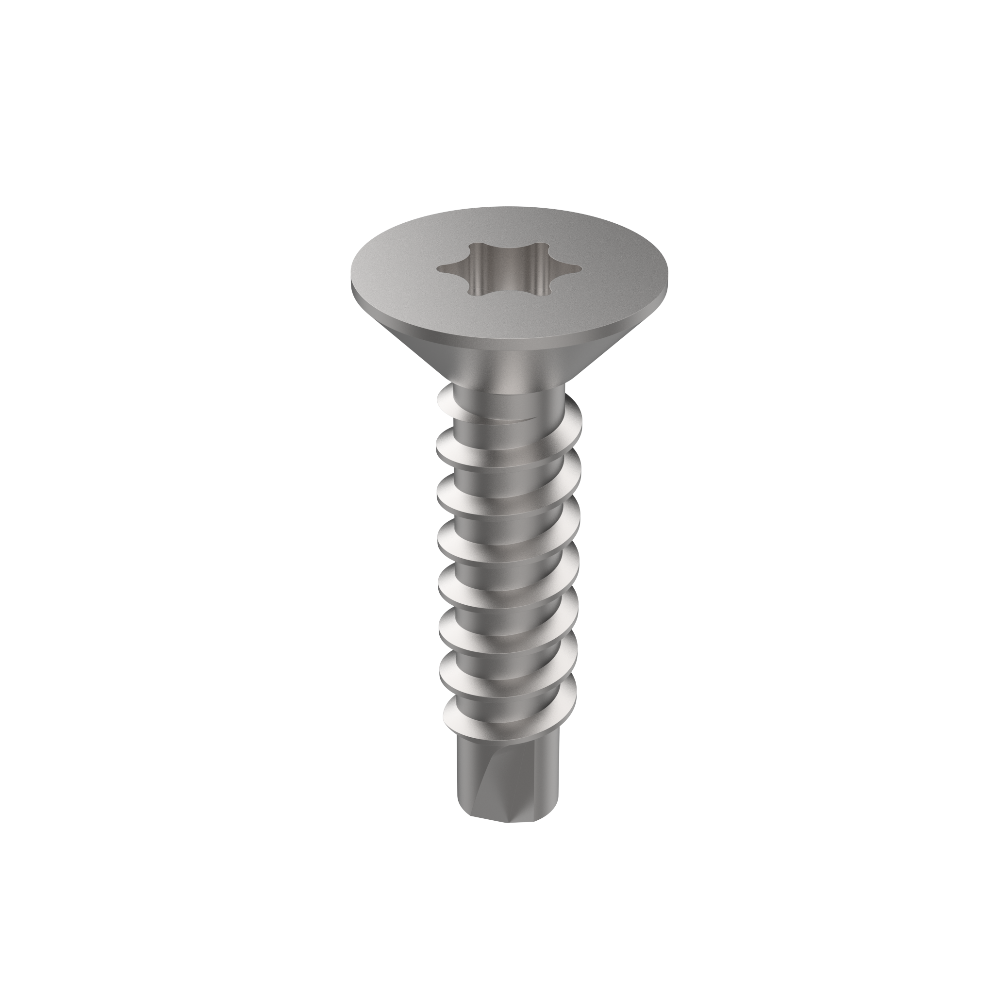 DIN 7504-O Flat Head Self-Tapping Screw with Phillips, Stainless A2-20H, ST4.2 x 13, Phillips (7504OA242013)