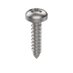 DIN 7981-C Rounded Head Sheet Metal Screw with Phillips or Pozidriv, Stainless A4-20H, ST4.2 x 16, Phillips (7981CA442016)