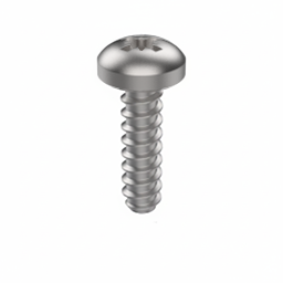 DIN 7981-F Rounded Head Sheet Metal Screw with Phillips or Pozidriv, Stainless A2-20H, ST2.2 x 6.5, Pozidriv (7981FA222006Z)
