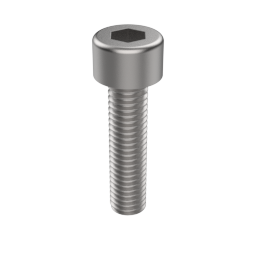 DIN 7984 Socket Head Screw with Hex Drive, Steel 8.8, 08.8 M6 x 12, Zinc Plated (22372)