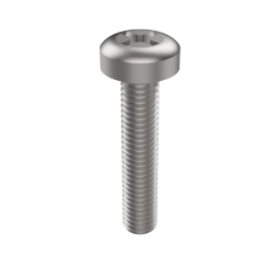 DIN 7985-Z Rounded Head Screw with Phillips or Pozidriv, Stainless A2-70, M4 x 60 (2RPM040060)