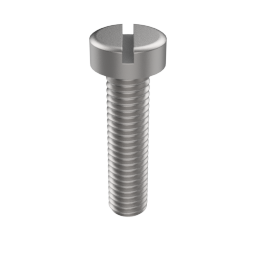 DIN 84 Rounded Head Screw with Slot, Duplex stainless D6-70 (1.4462), M6 x 20
