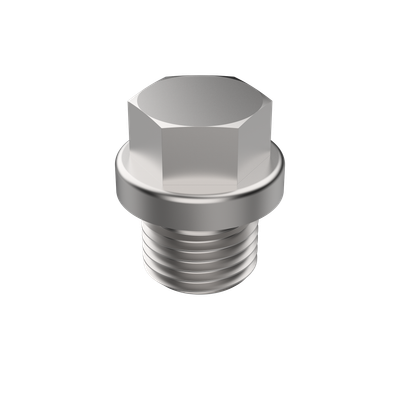 DIN 910-A Hexagon Head Screw Plug, D5, G 1/2", Plain